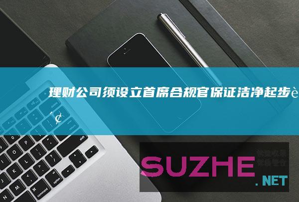 理财公司须设立首席合规官保证“洁净起步”_财经