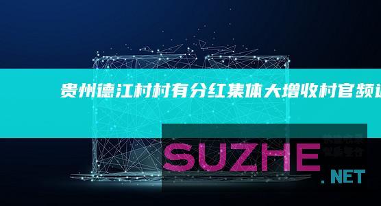 贵州德江：村村有分红集体大增收_村官频道