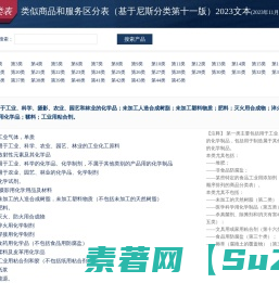 商标分类2024版